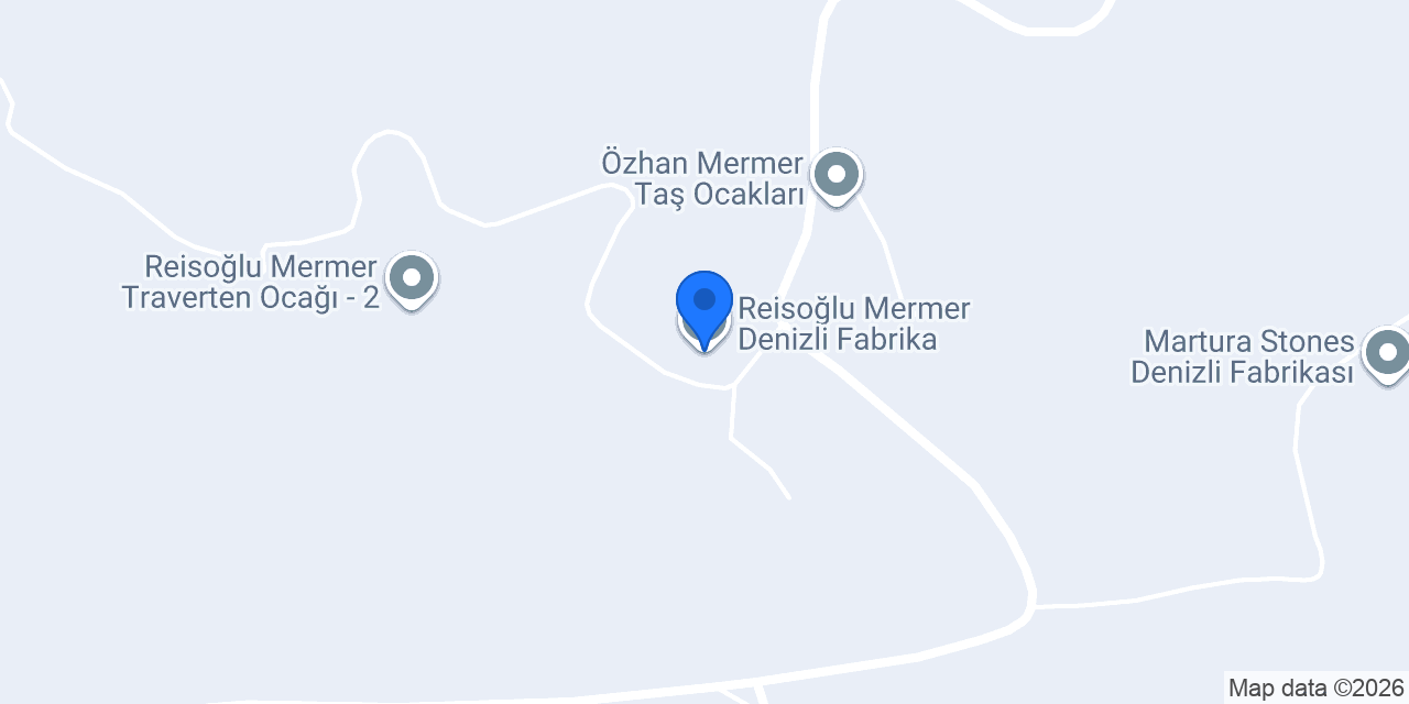 Reisoğlu Mermer Denizli Fabrika konumu