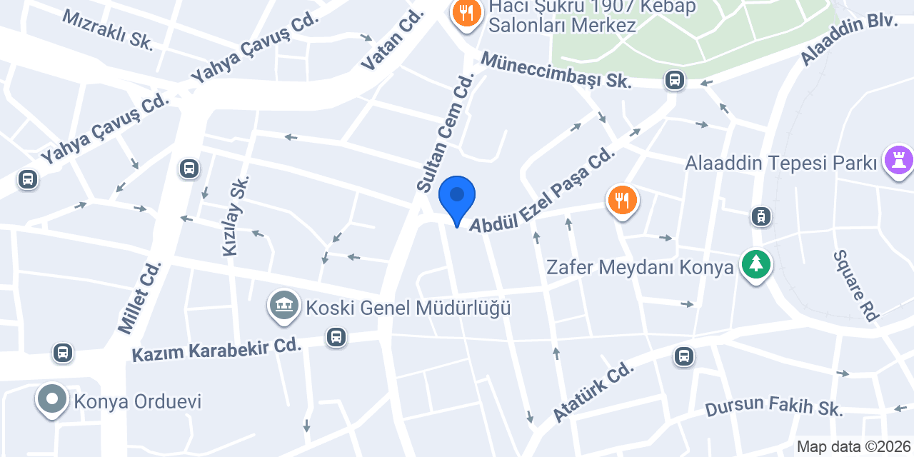 Mavi Kule Özel Öğretim Kursu konumu