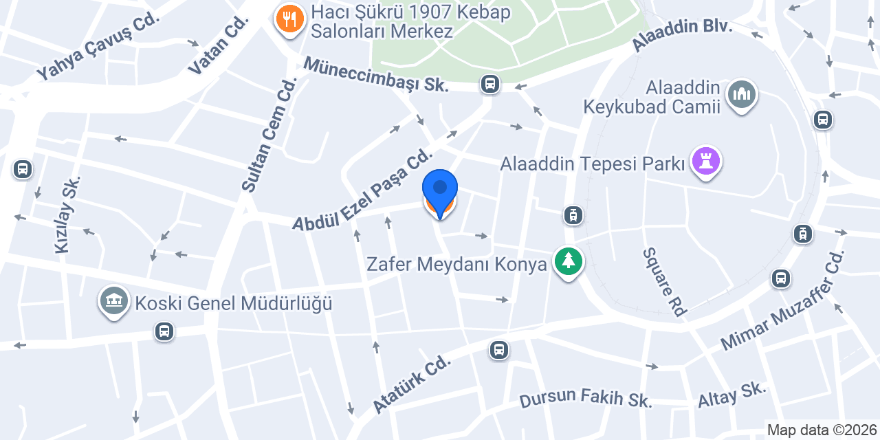 Mola Cafe ve kahvaltı salonu konumu
