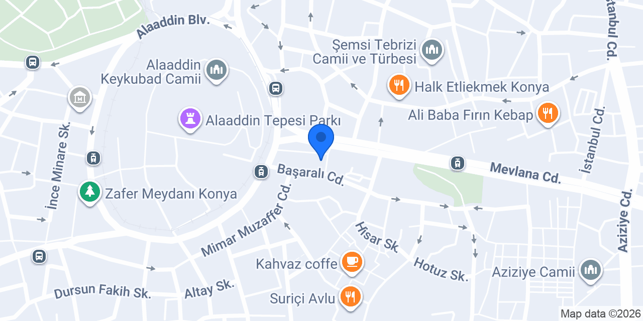 Konya Lezzet Döner konumu