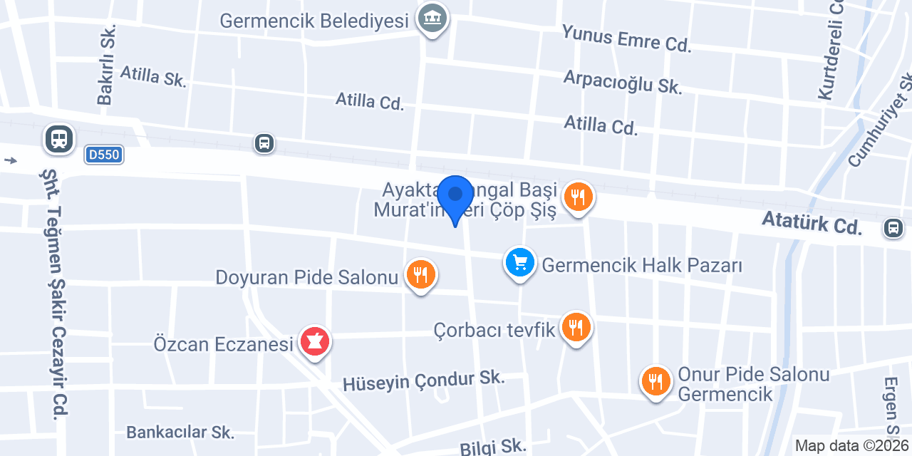 Derya Restaurant konumu