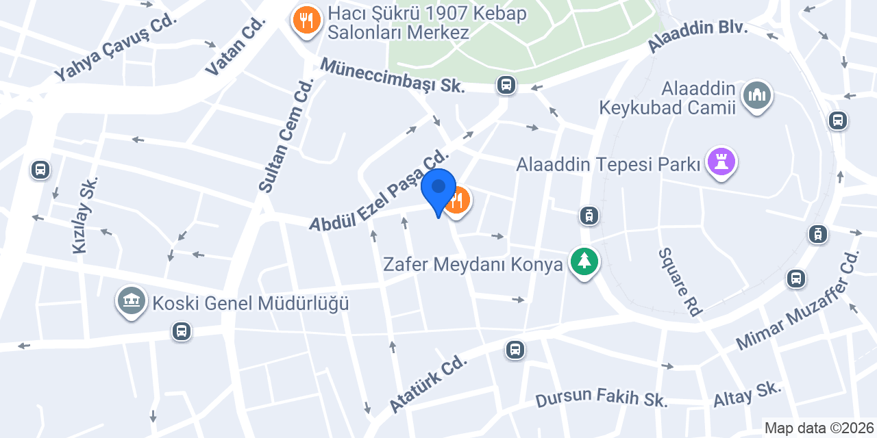 Kuaför Cevdet konumu