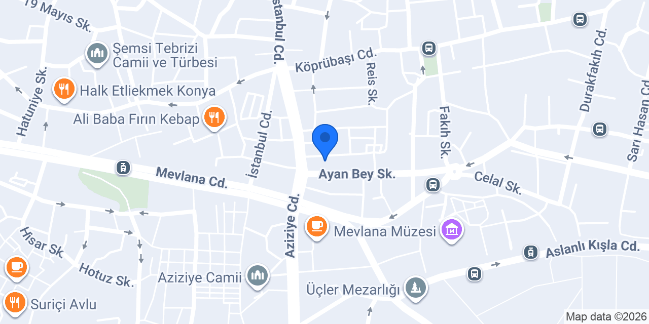 Güvenç Turizm konumu