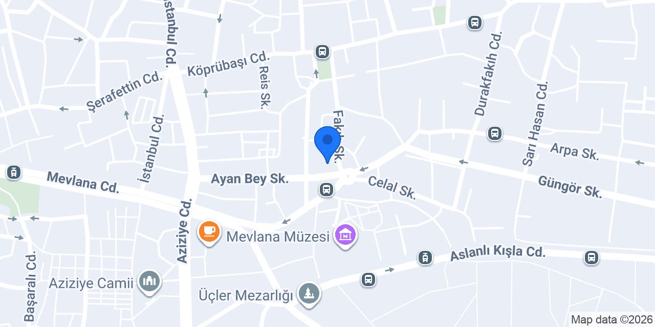 Rumi Hotel konumu