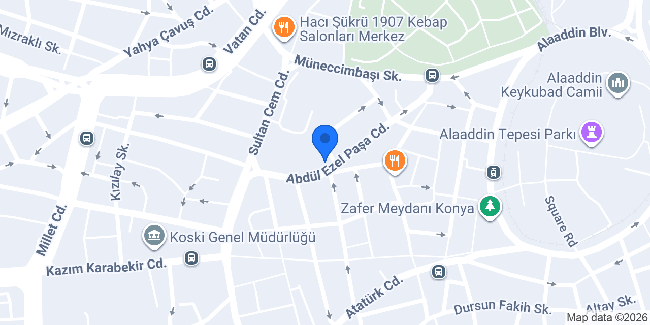 Merkez Taksi konumu