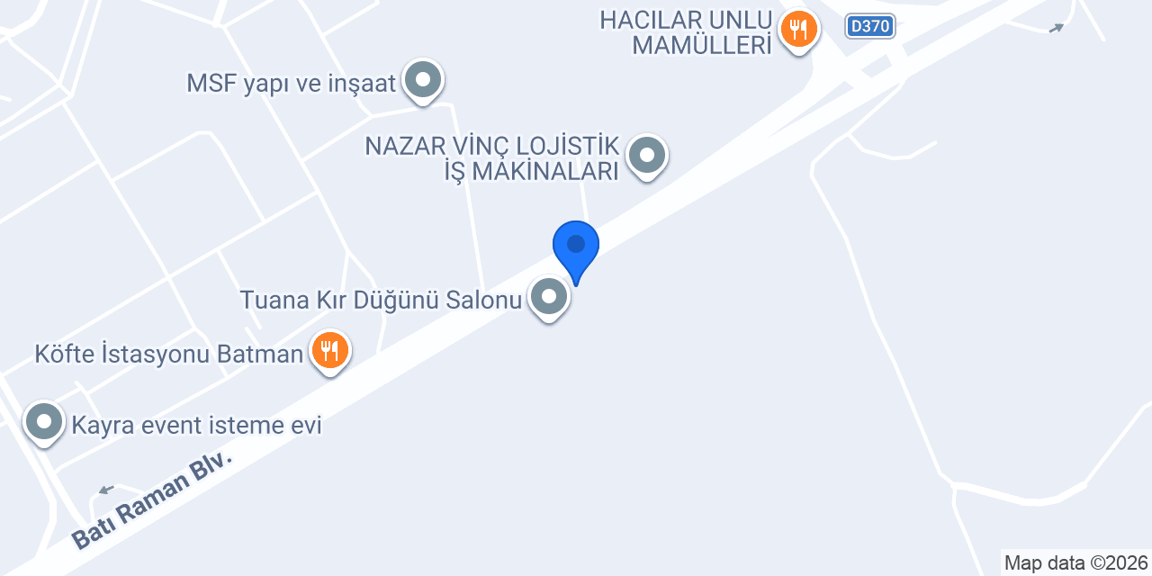 Yonca itriyat ltd.şti konumu