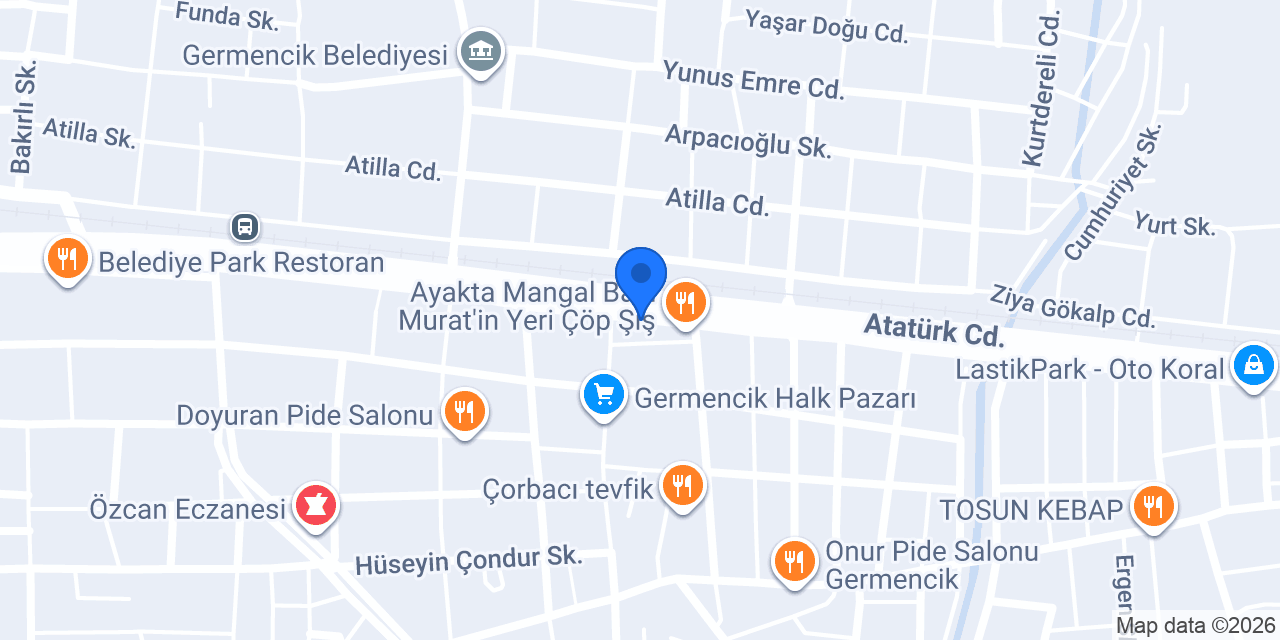 Germencik Motorlu Taşıtlar Kooperatifi konumu