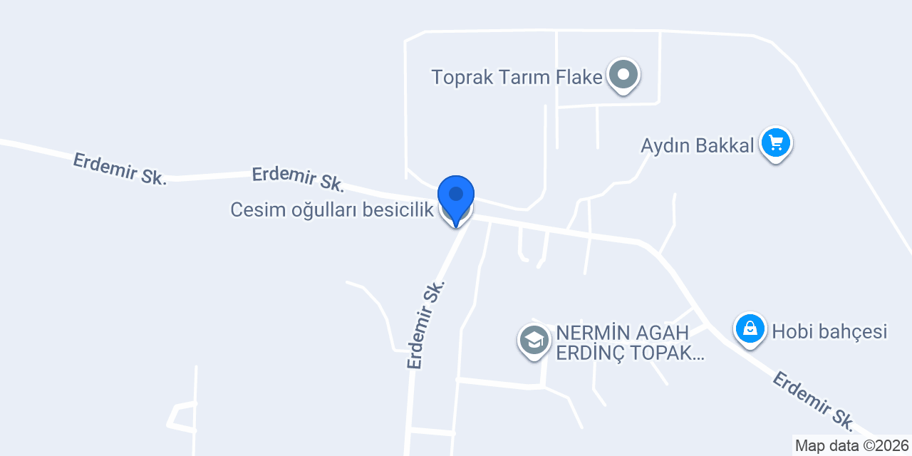 Cesim oğulları besicilik konumu
