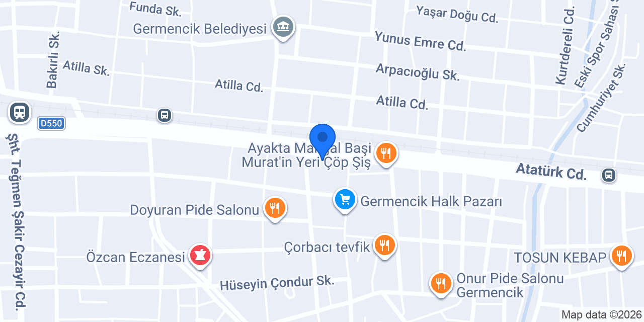 Birtat lokantası konumu