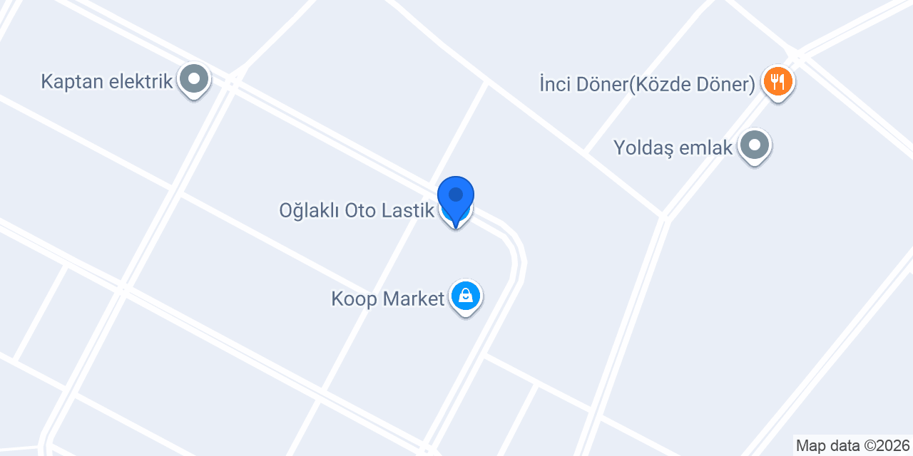Oğlaklı Oto Lastik konumu