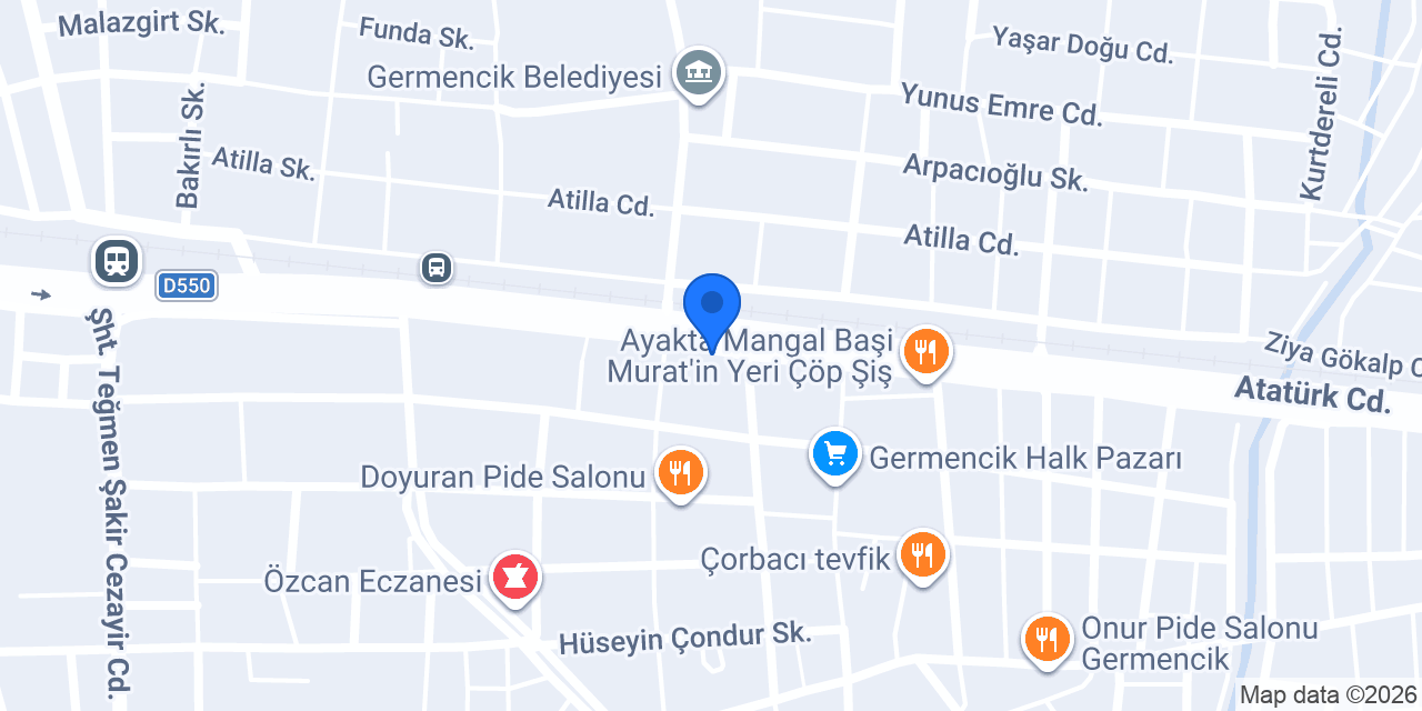 Güler Pide Salonu Germencik konumu
