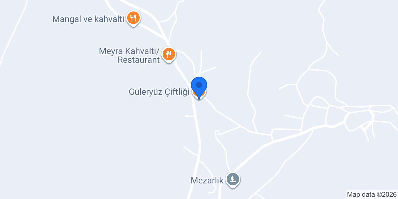 Güleryüz Çiftliği konumu
