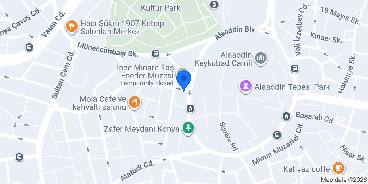 Konya Taksi konumu