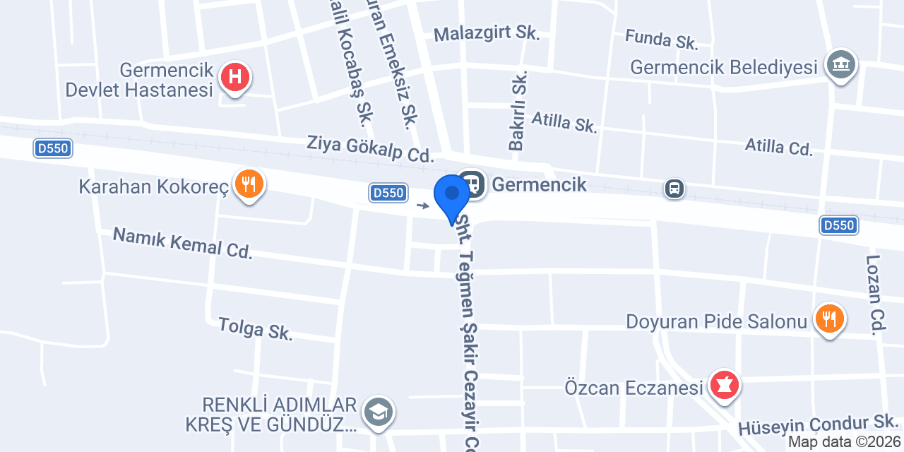 Halkbank Germencik Şubesi konumu