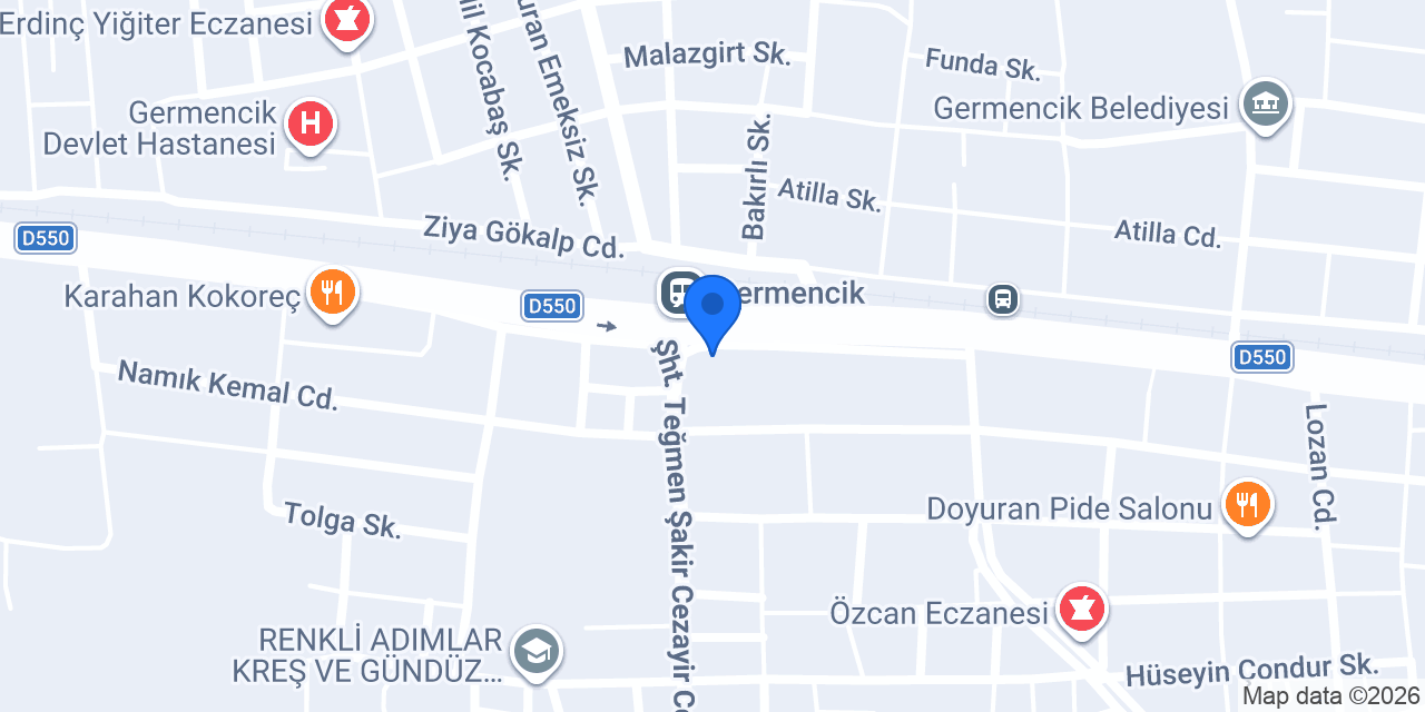 İnya A. Ş / Germencik Belediyesi konumu