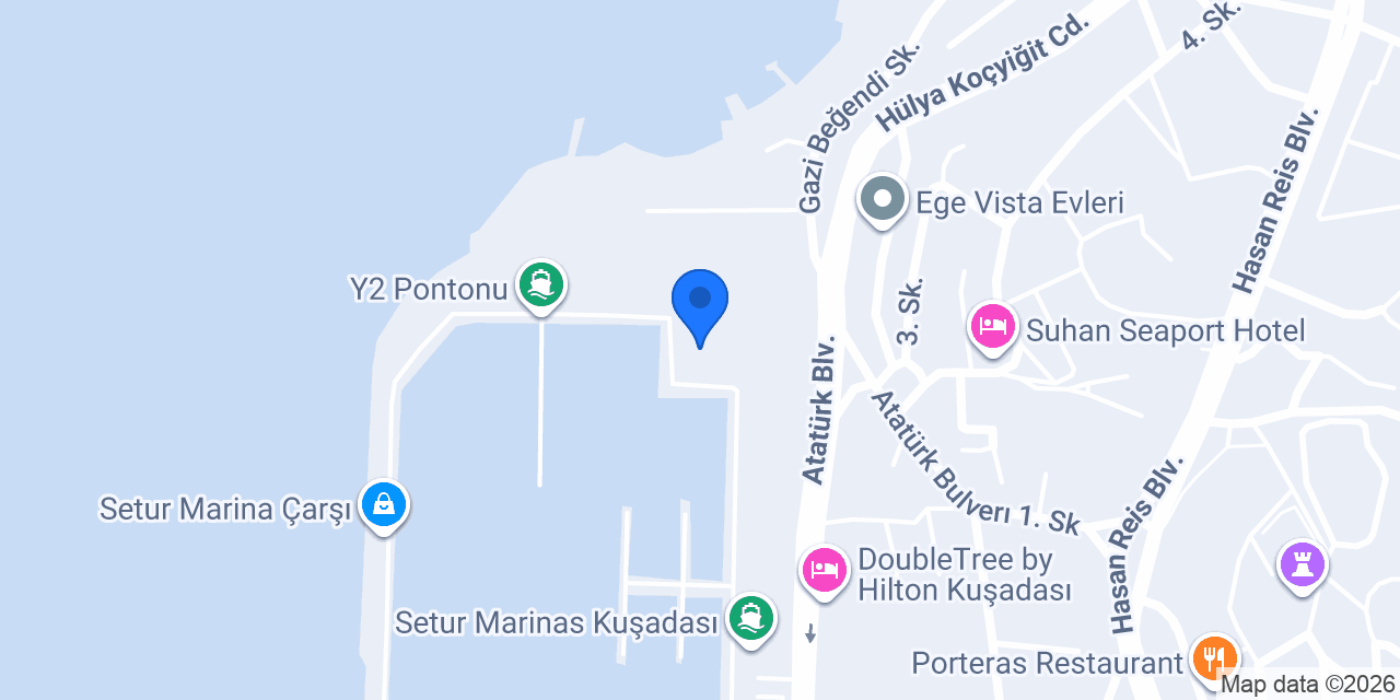 Divan Pub Kuşadası konumu