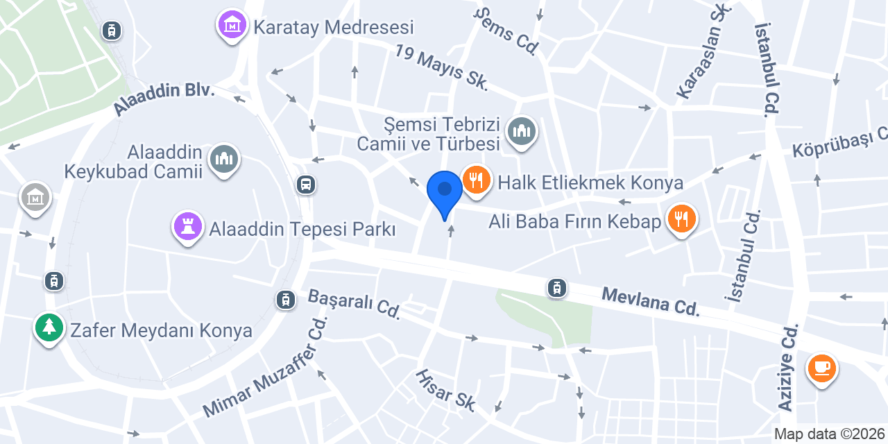 Konya 3. Noterliği konumu