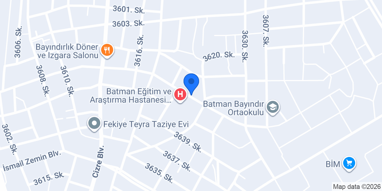 Gözde 1 optik konumu