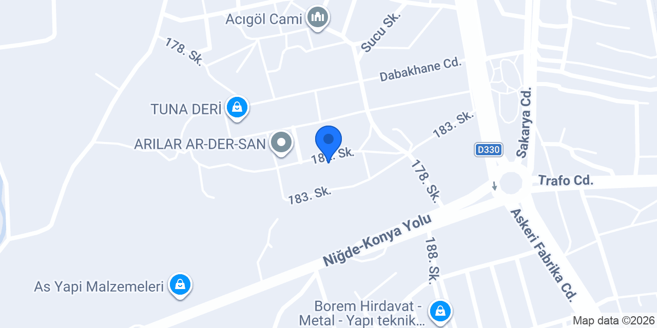 ÖZ AYYILDIZ DERİ FABRİKASI konumu