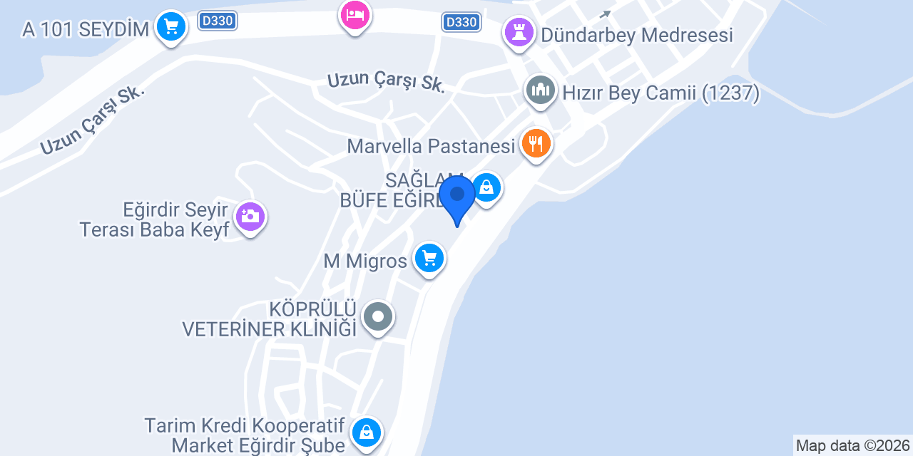 Eğirdir Elektrik Bobinaj konumu