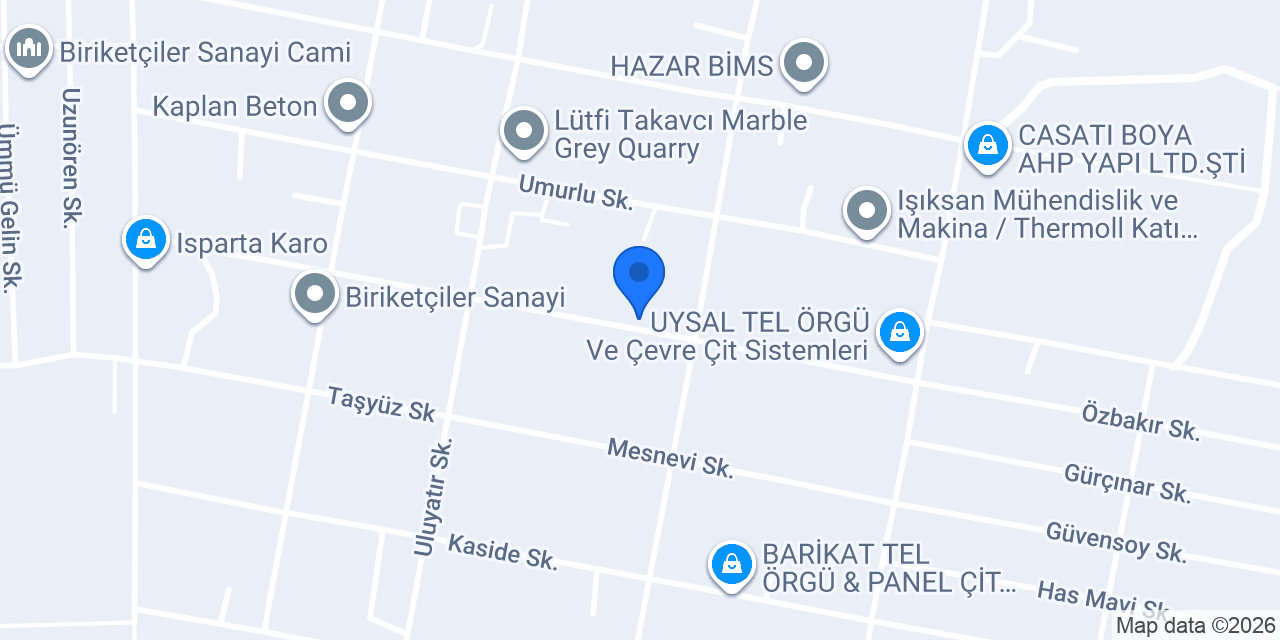Bay-Er Atlas Mermer Granit konumu