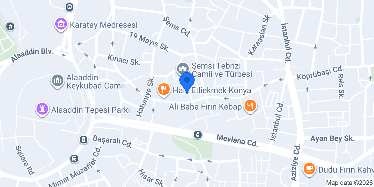 Şems Taksi konumu