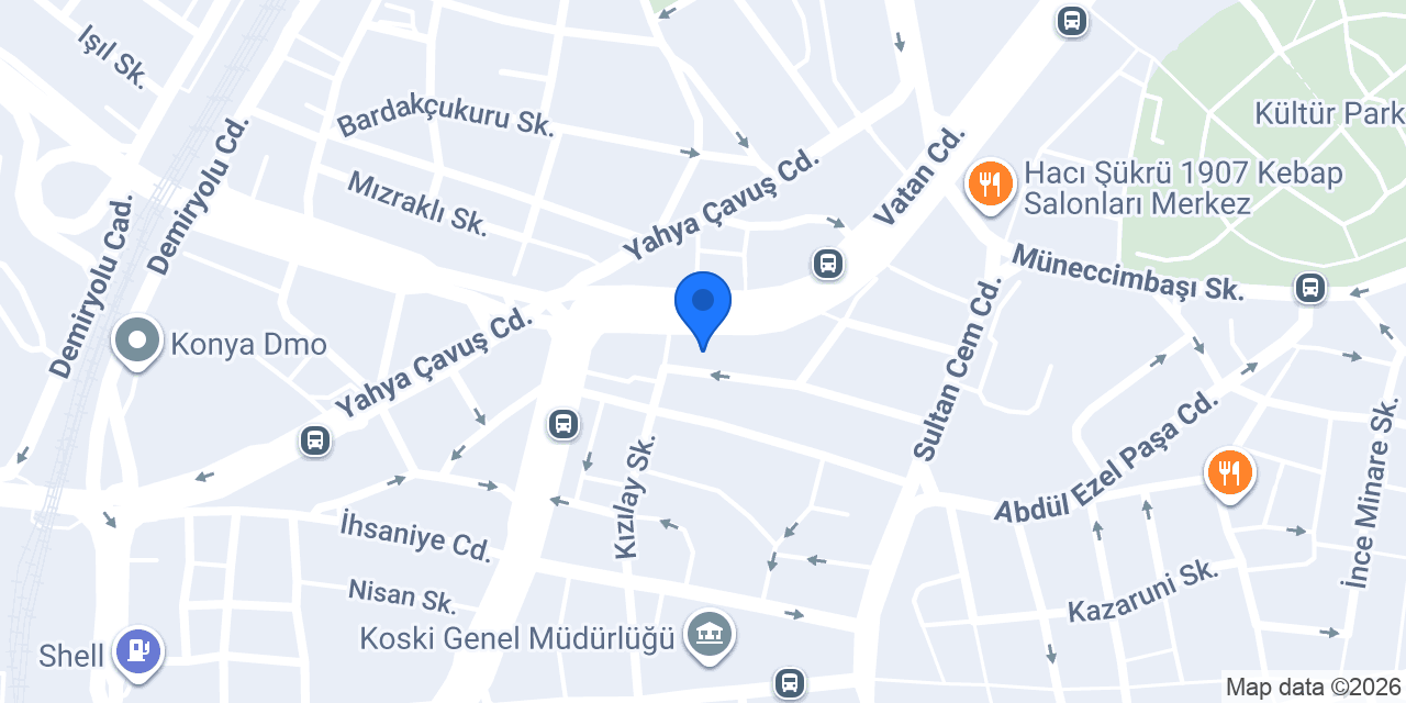 Akça Kuru Temizleme konumu