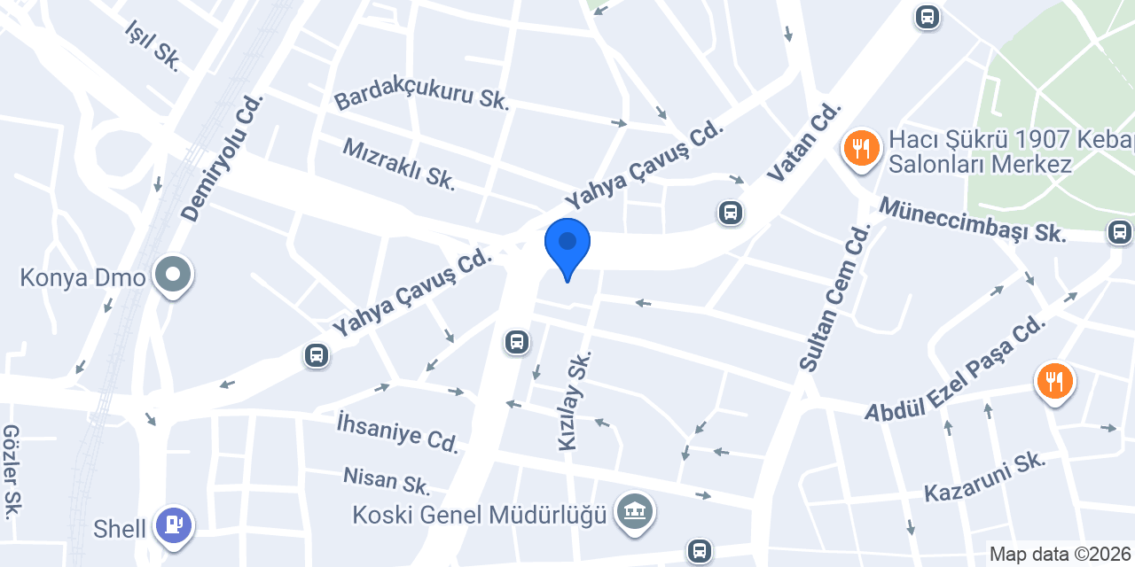 Dallas Bayan Kuaförü Merkezi | KONYA konumu
