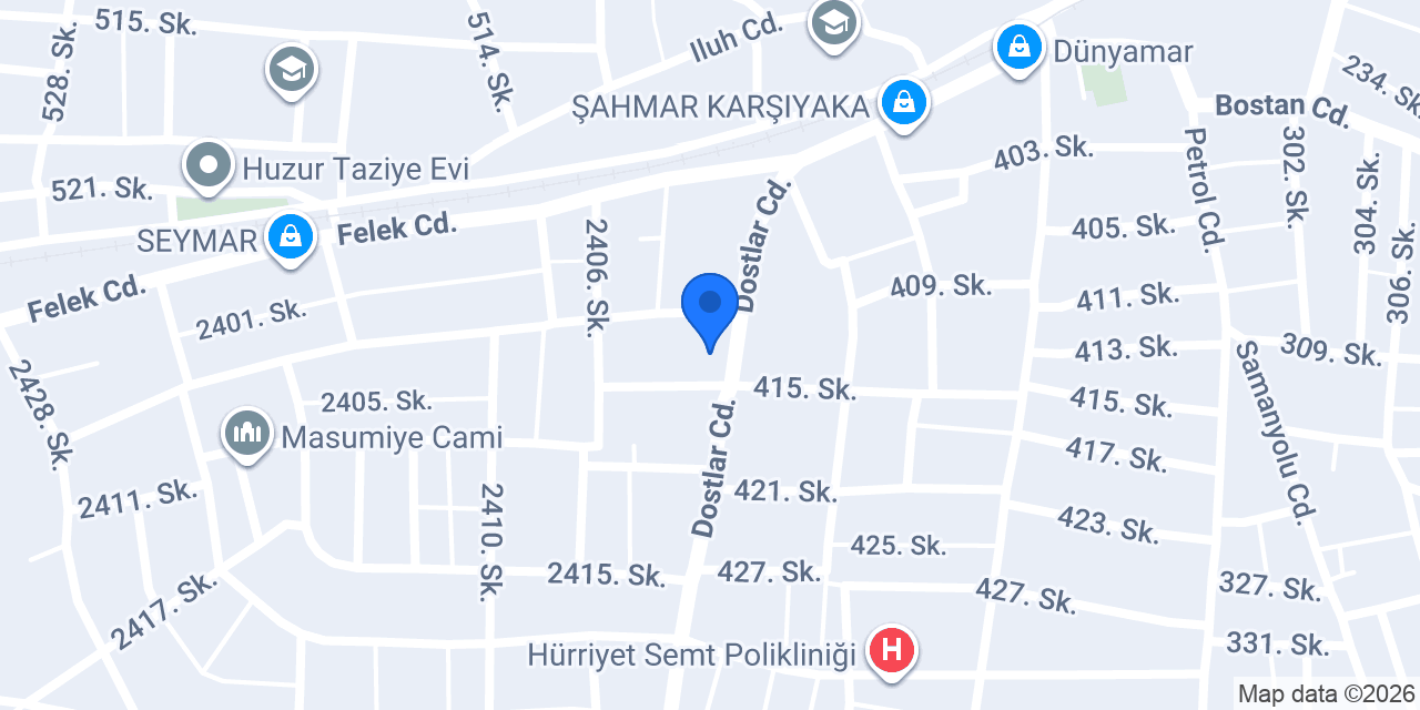 Candan Kırtasiye konumu