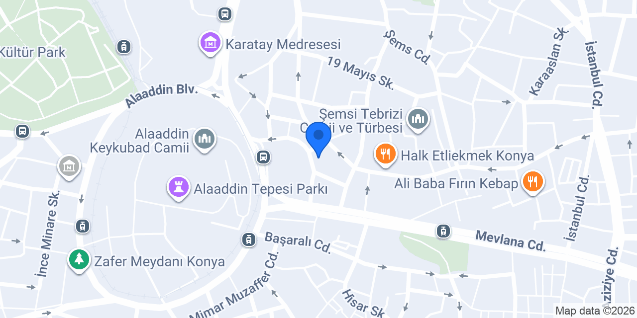Türkistan Lokantası konumu