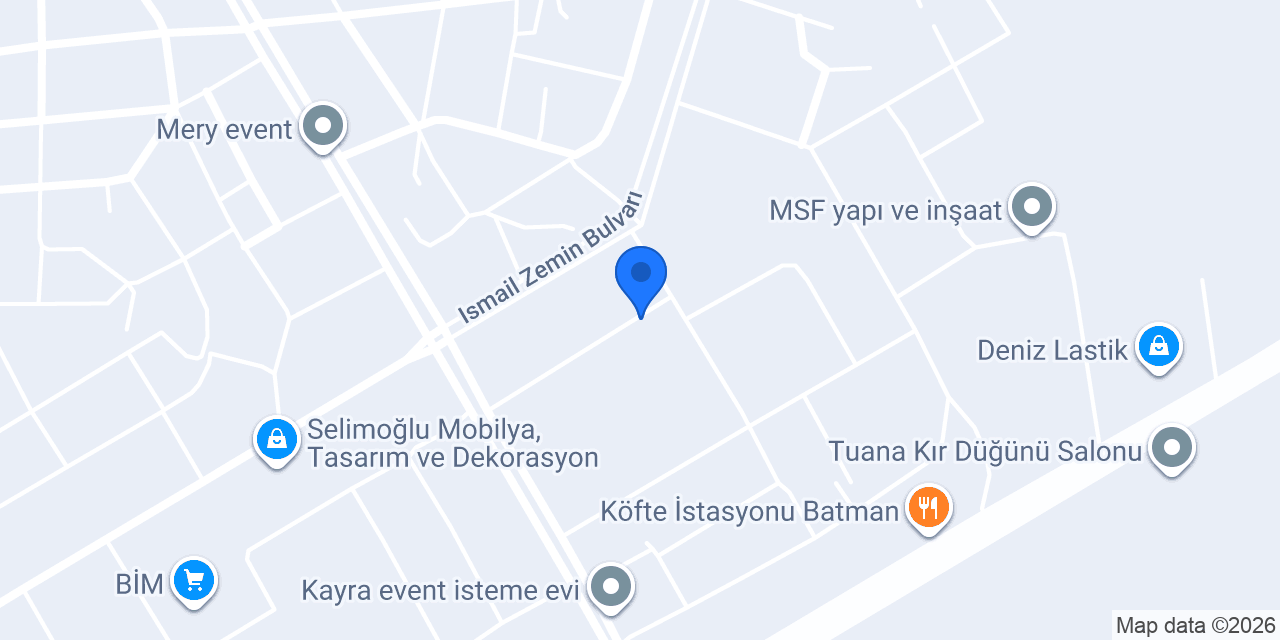 Yeşilay Danışmanlık Merkezi (YEDAM) Batman konumu