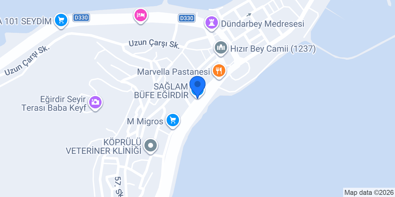 SAĞLAM BÜFE EĞİRDİR konumu