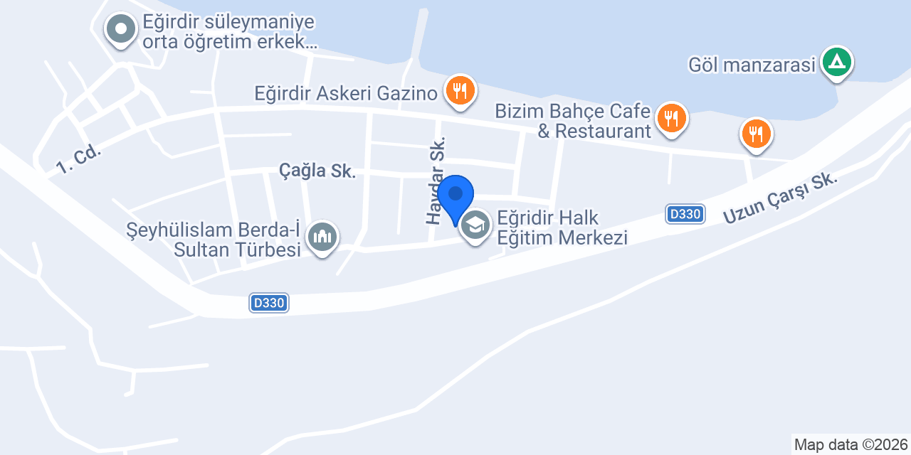 Eğirdir Güleryüz Apart konumu