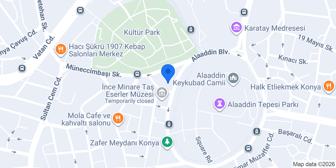 Büyük Konya Sürücü Kursu konumu