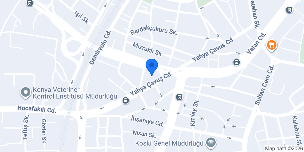 Konya Aden Çiçek konumu