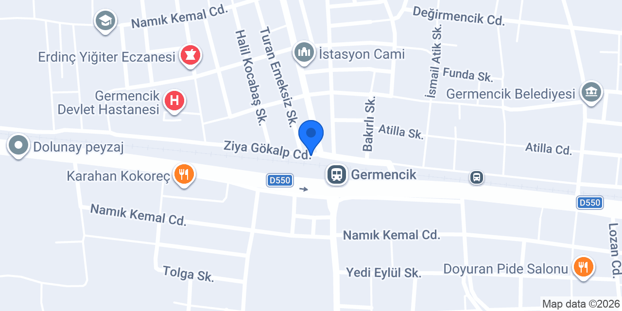 Has Taksi Durağı (GERMENCİK) konumu