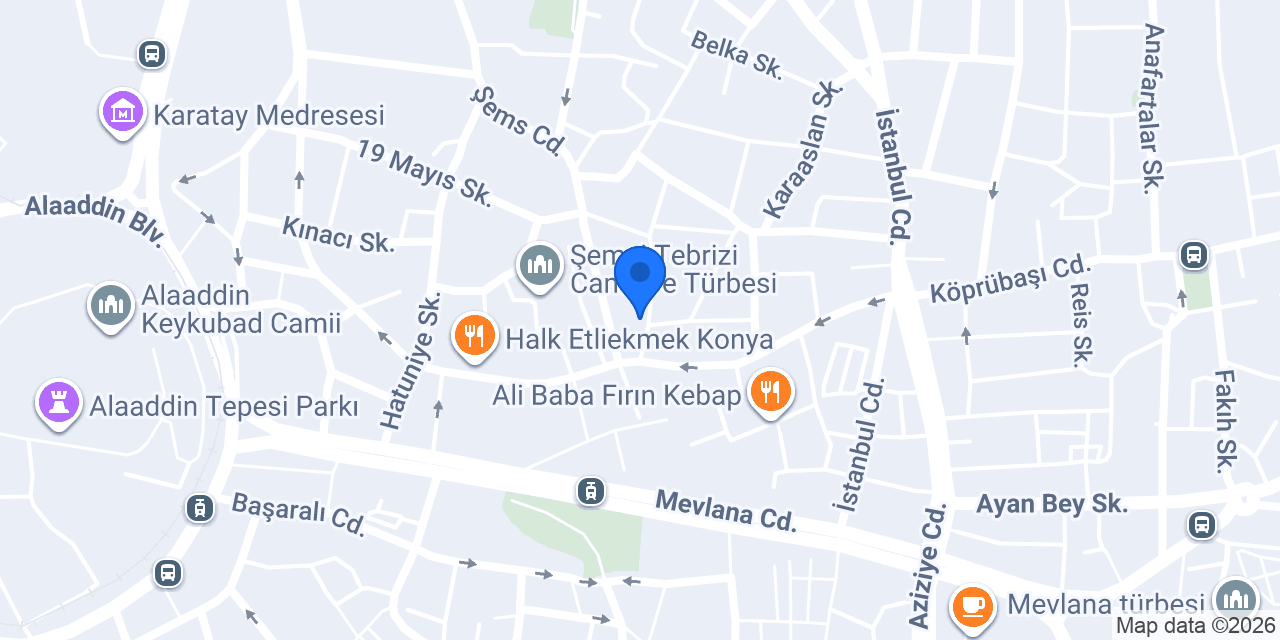 Anadolu Gençlik Derneği Konya Şubesi konumu