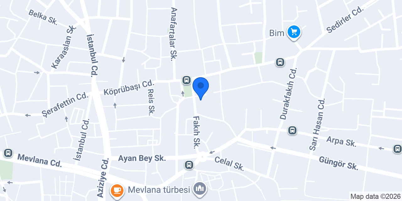 Konya Semerkand Temsilciliği konumu