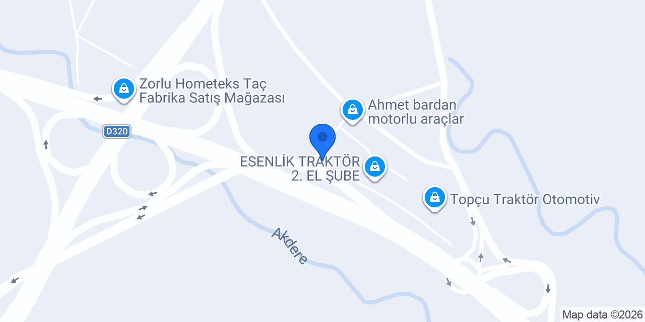 Özçiftçiler Traktör konumu