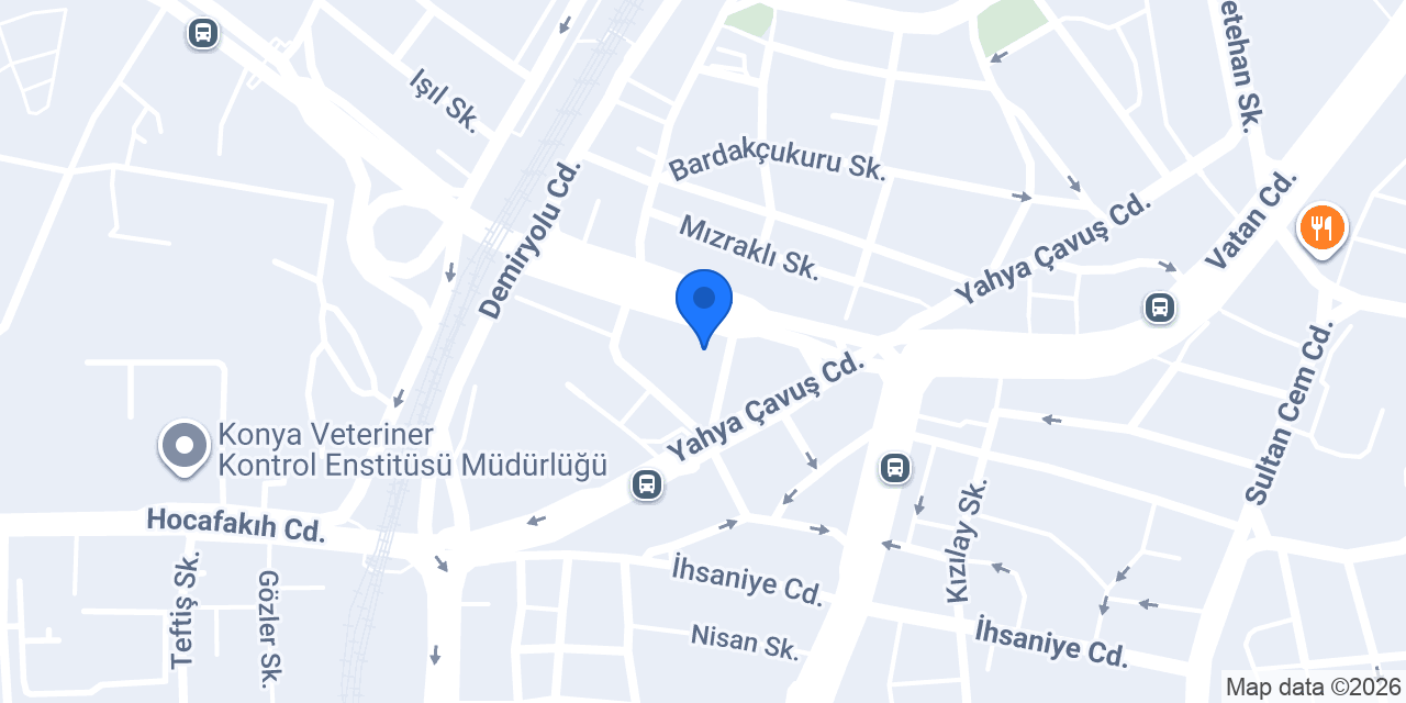 Konya Getat Ünitesi konumu