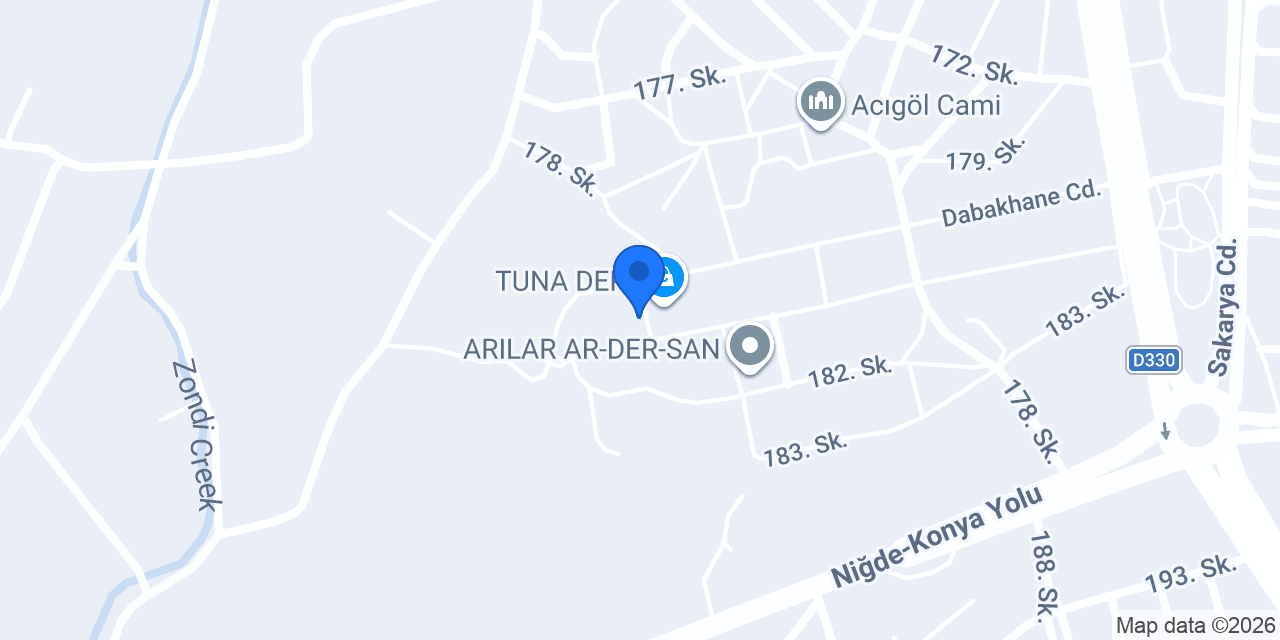 Çiçek Deri (Veysel Ayçiçek) konumu