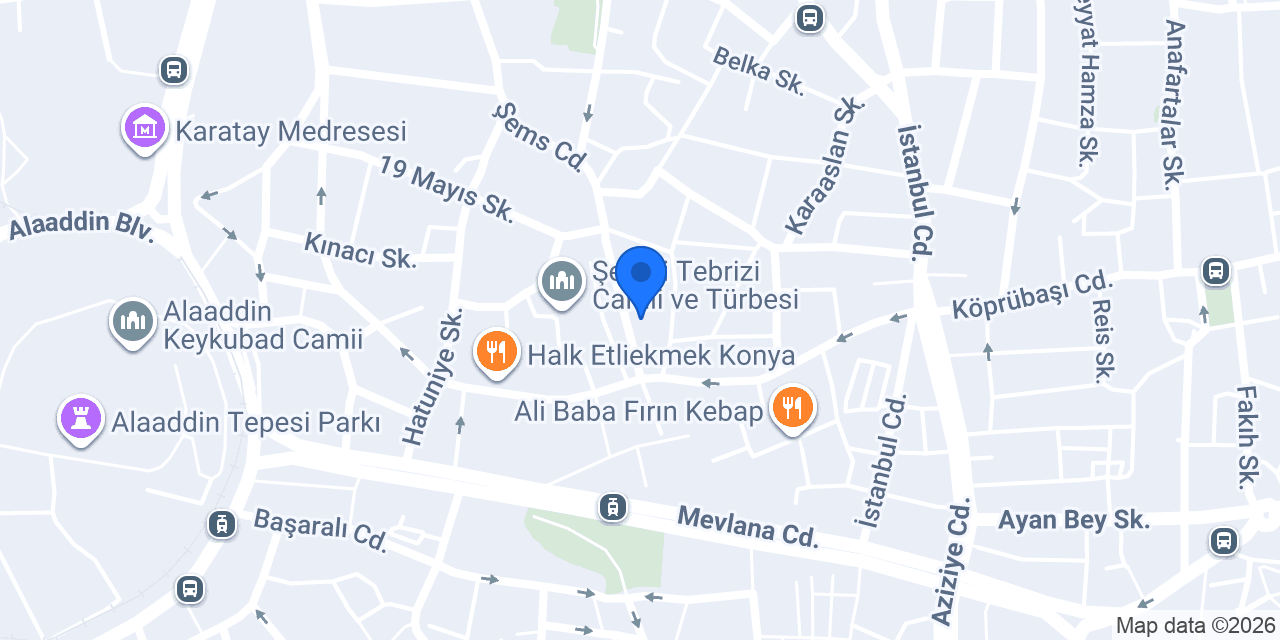 ipek palas konya konumu