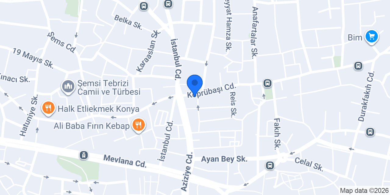 Çelikler Sürücü Kursu konumu