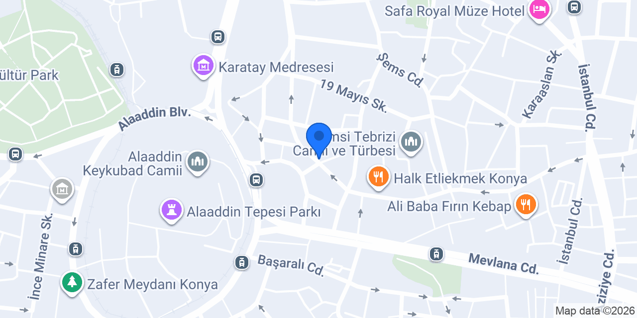 Avukat İzzet Samet OFLAZLAR / KONYA konumu