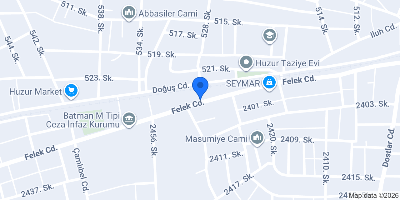 AYAZ RENT A CAR konumu