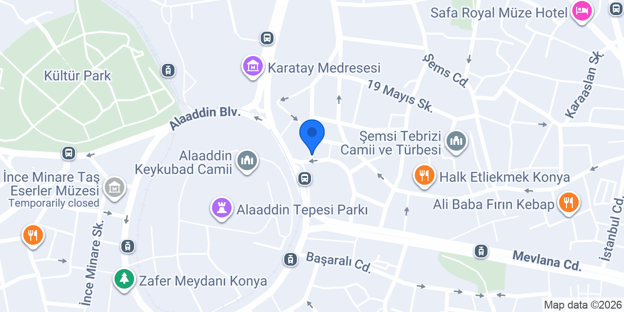 MEVLANA SÜRÜCÜ KURSU - ALAADDİN ŞUBESİ konumu