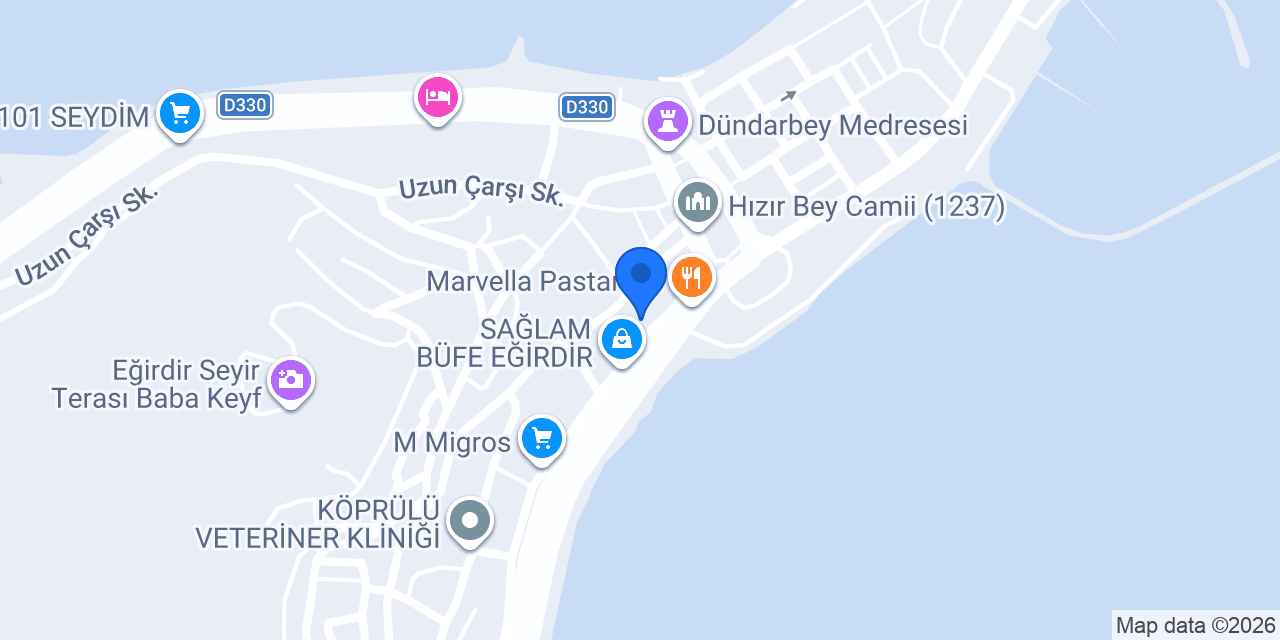 Mavi Göl Sürücü Kursu konumu
