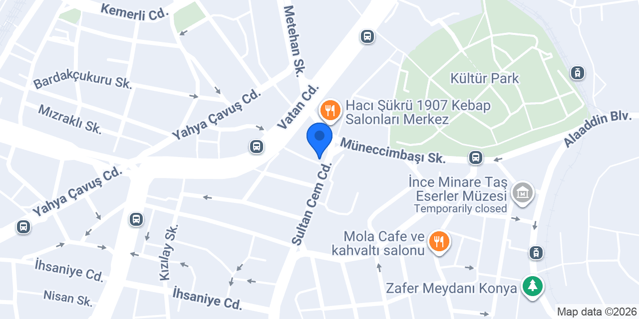 KONYA FERDA ÖZEL GÜVENLİK EĞİTİM KURUMU konumu