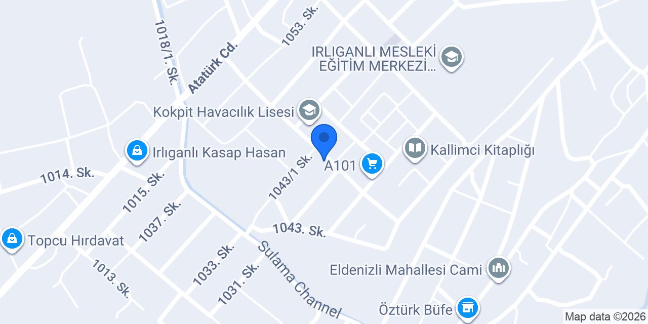 DERİN GIDA konumu