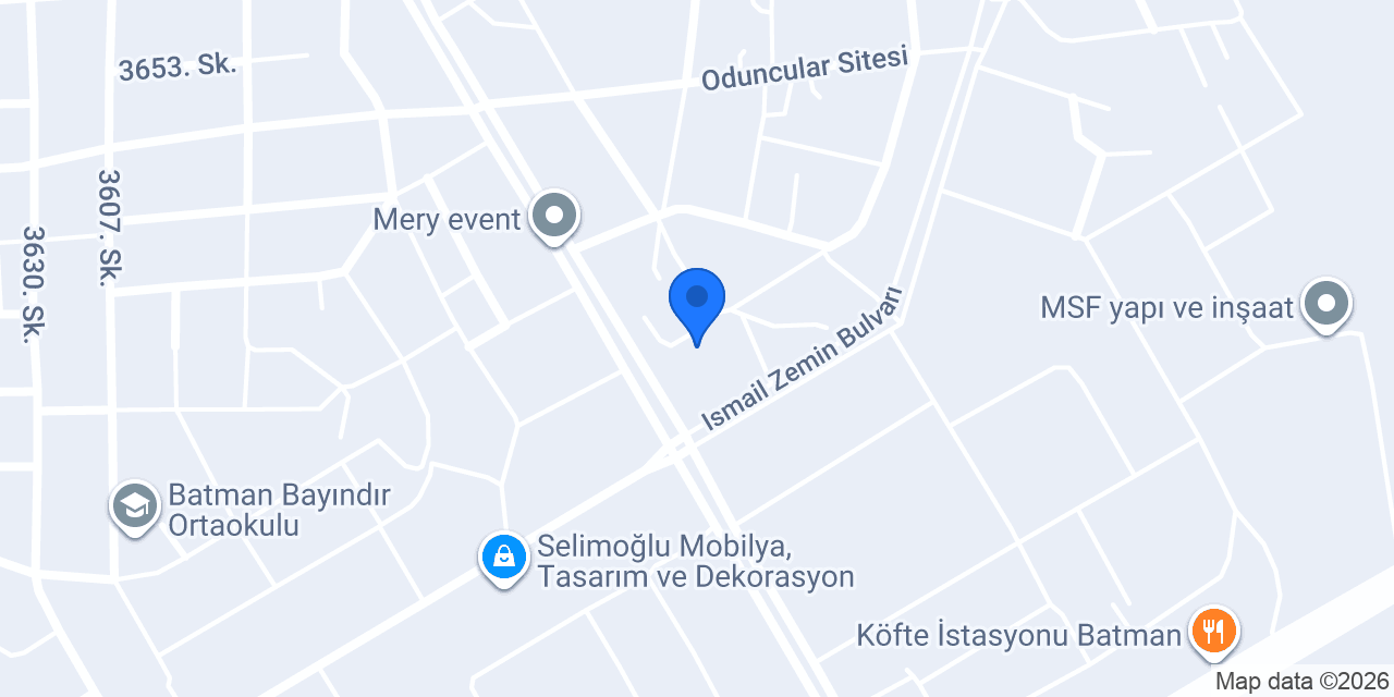 Batman Aydın Odunculuk konumu